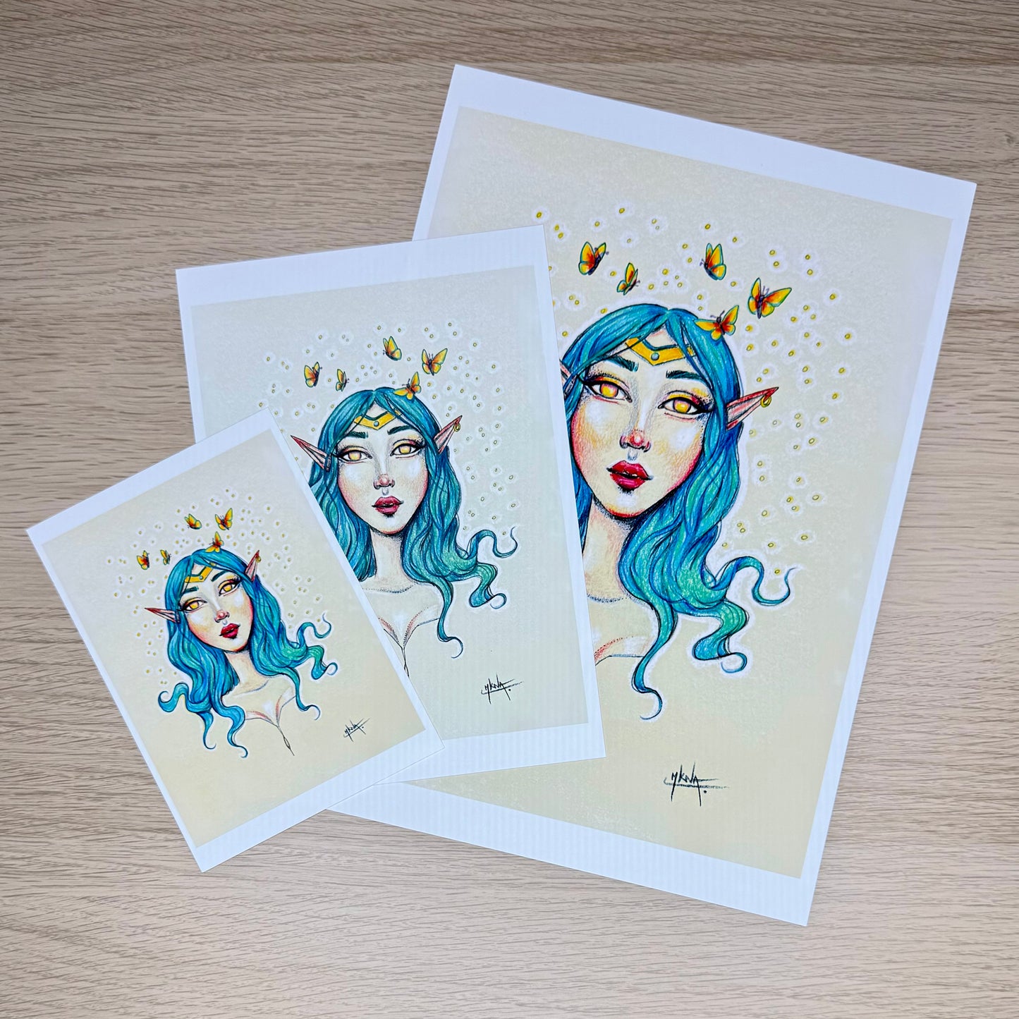 Art Print - Butterfly Fairy