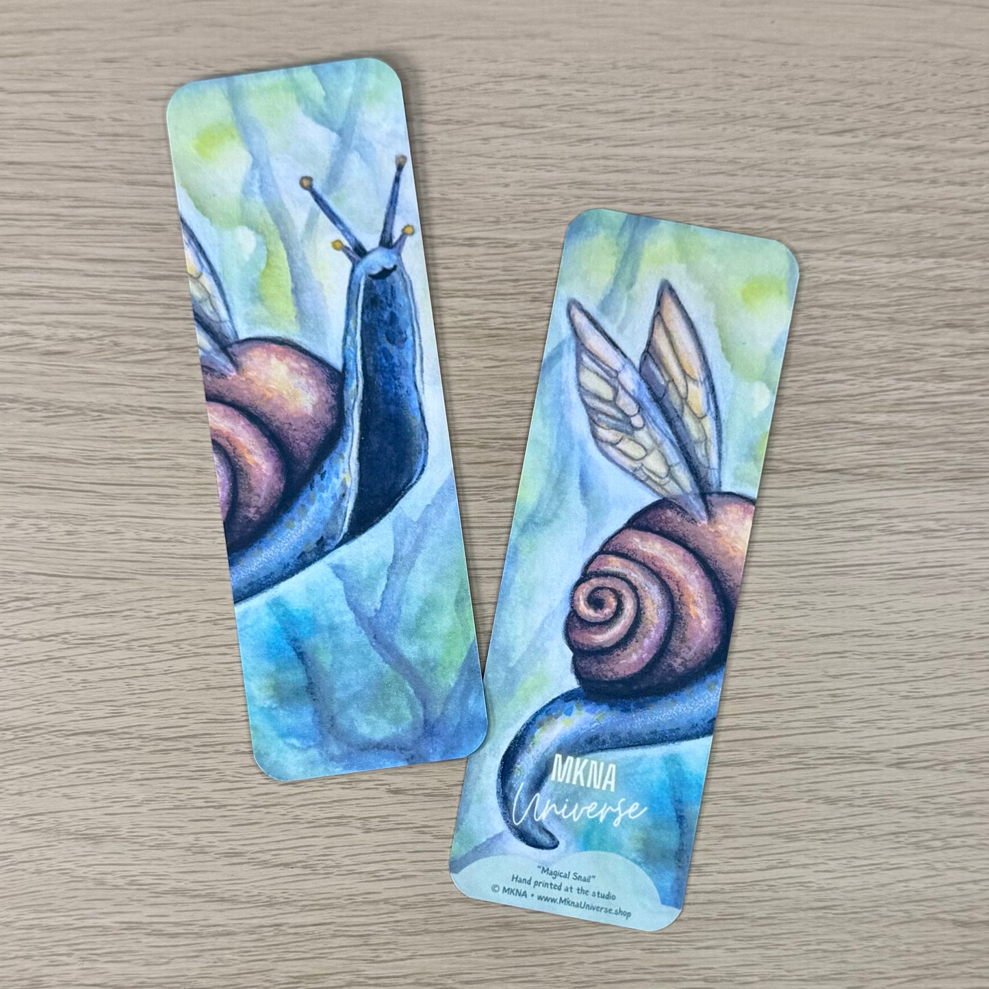 Marque-page papier - Magical Snail