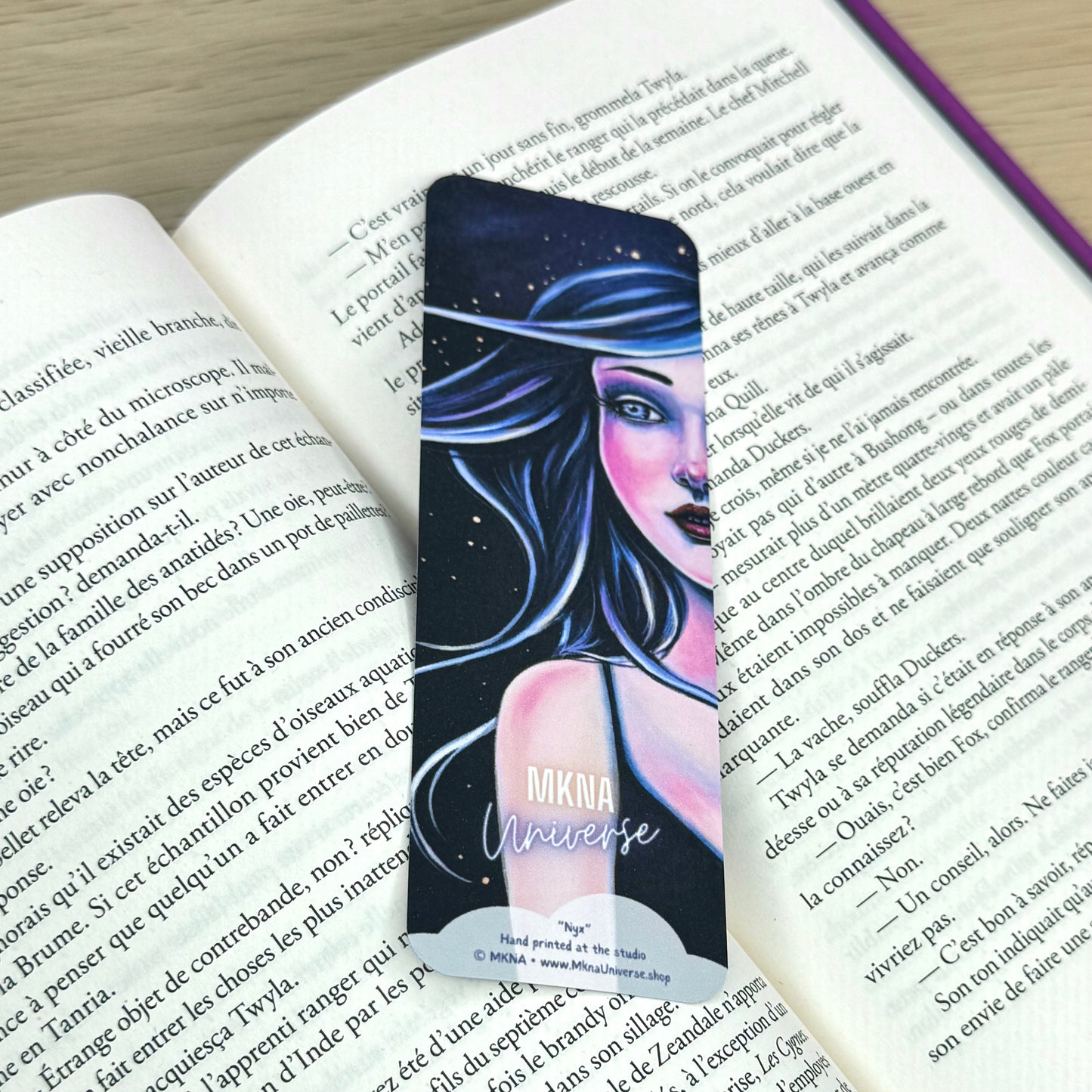 Marque-page papier - Nyx