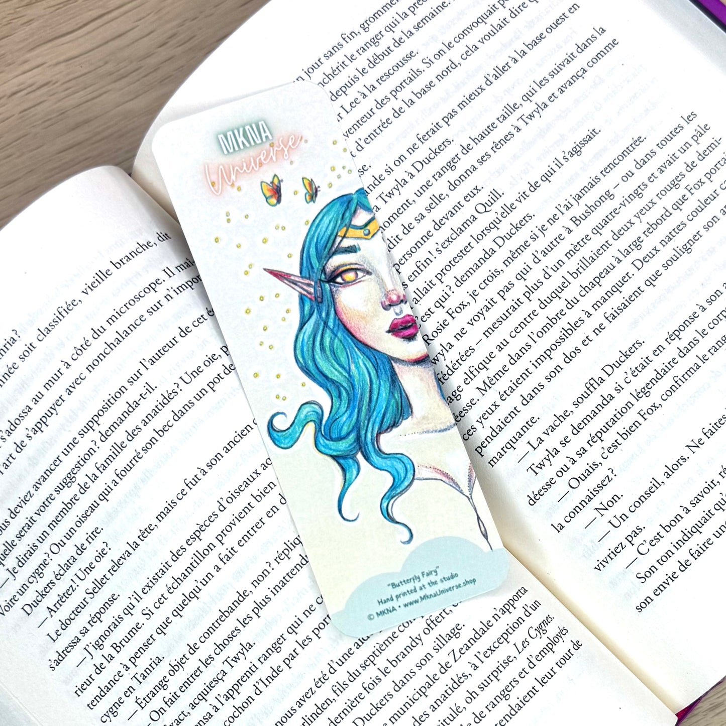 Marque-page papier - Butterfly Fairy