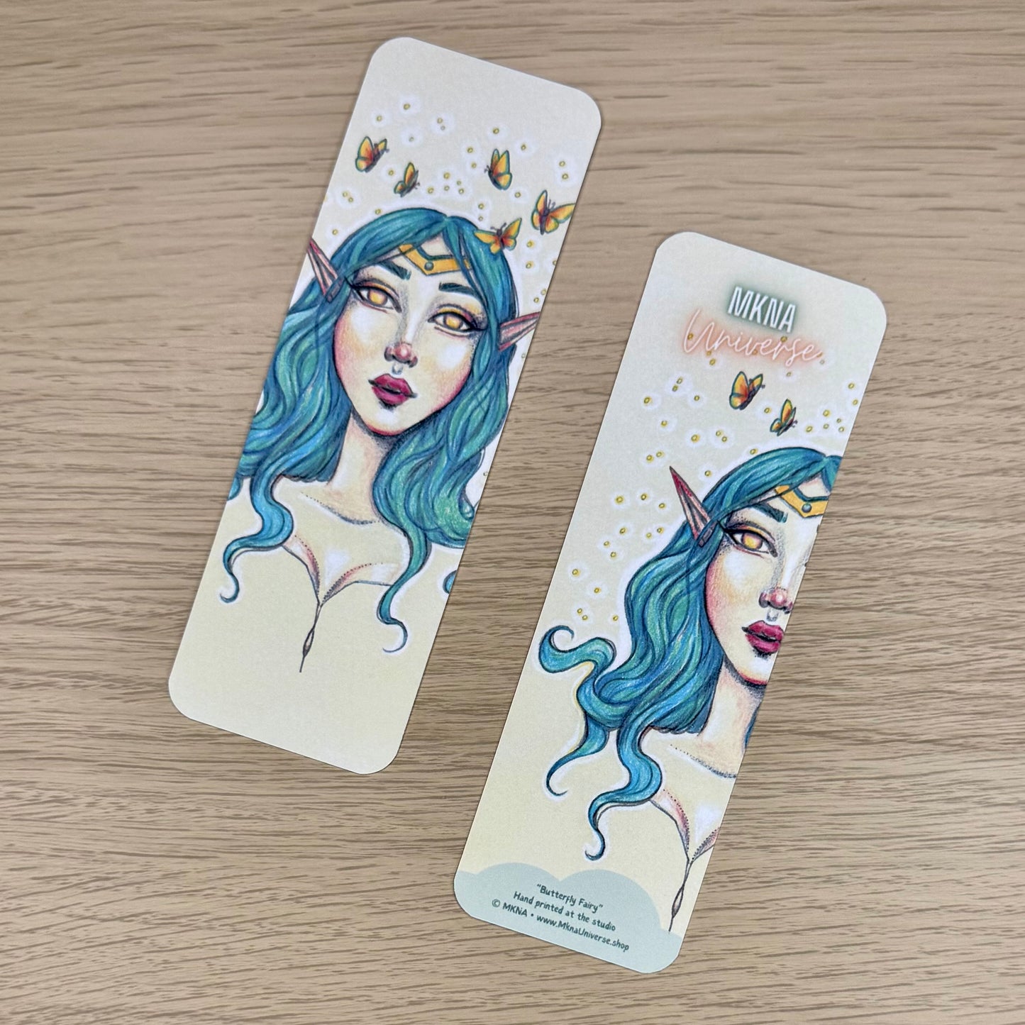 Marque-page papier - Butterfly Fairy
