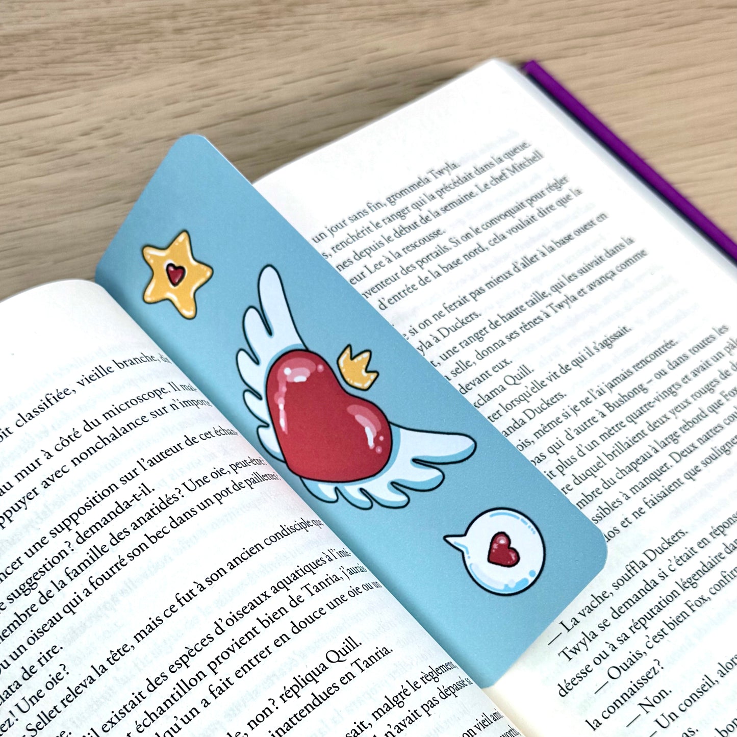 Marque-page papier - Love