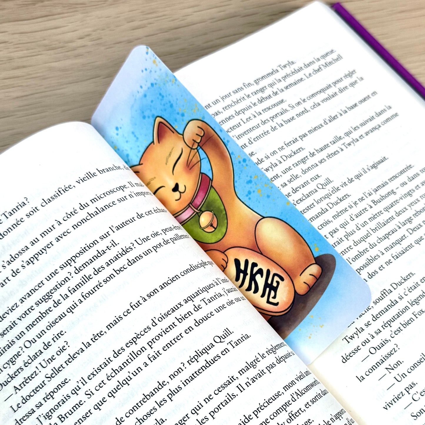 Marque-pages papier - Maneki Neko