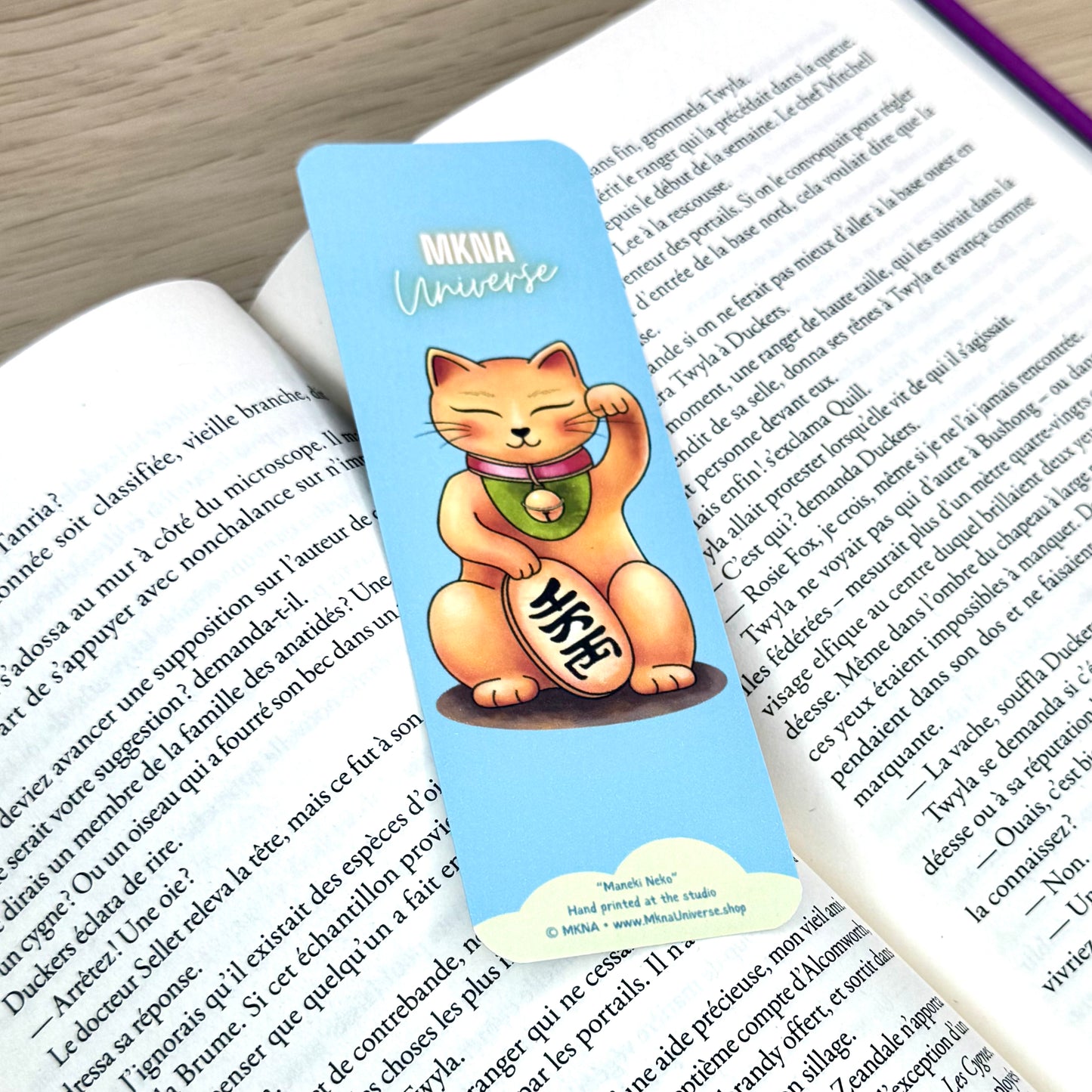 Marque-pages papier - Maneki Neko