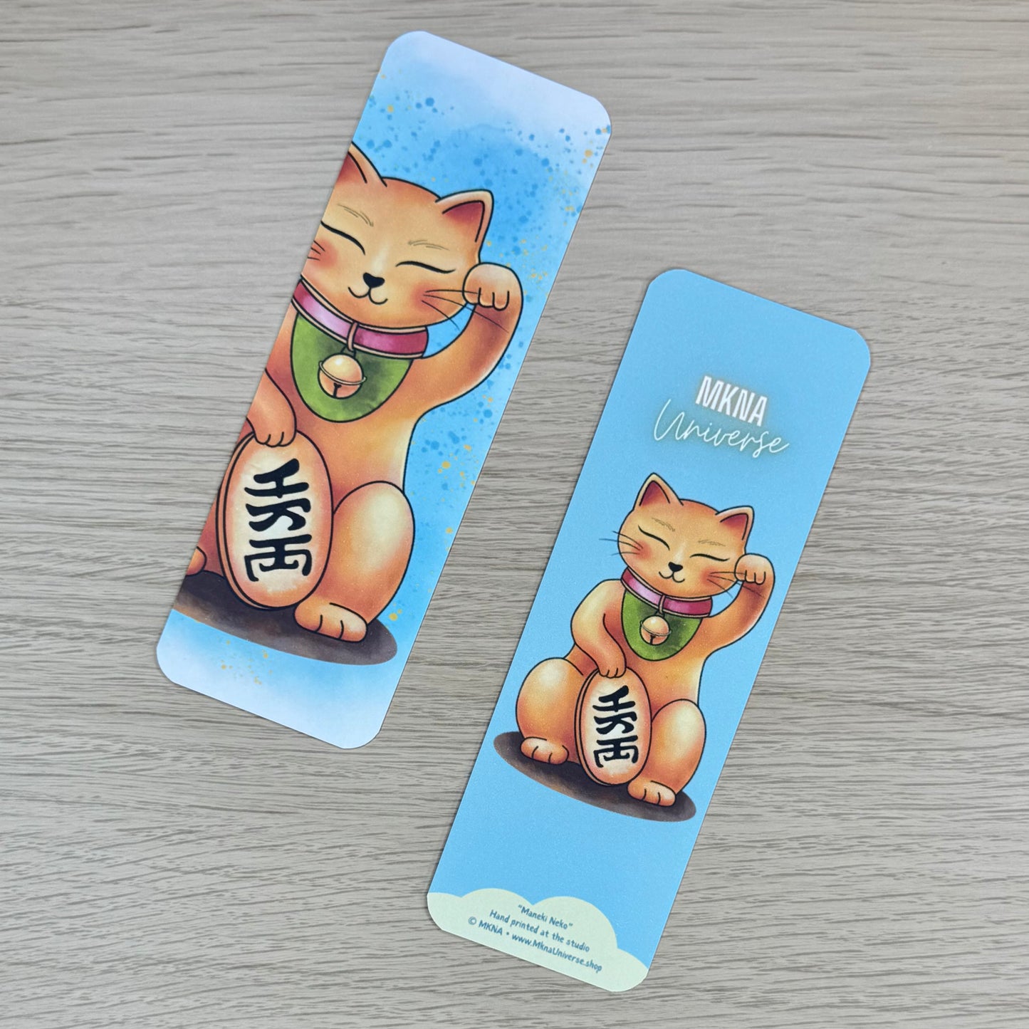 Marque-pages papier - Maneki Neko