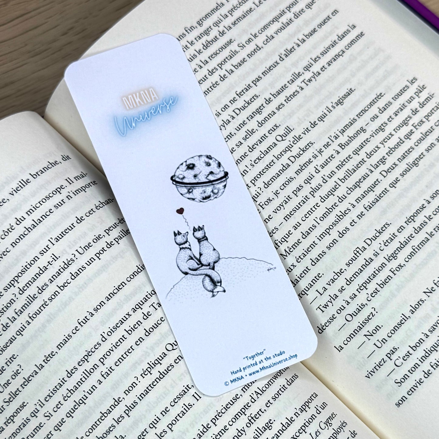 Marque-page papier - Together