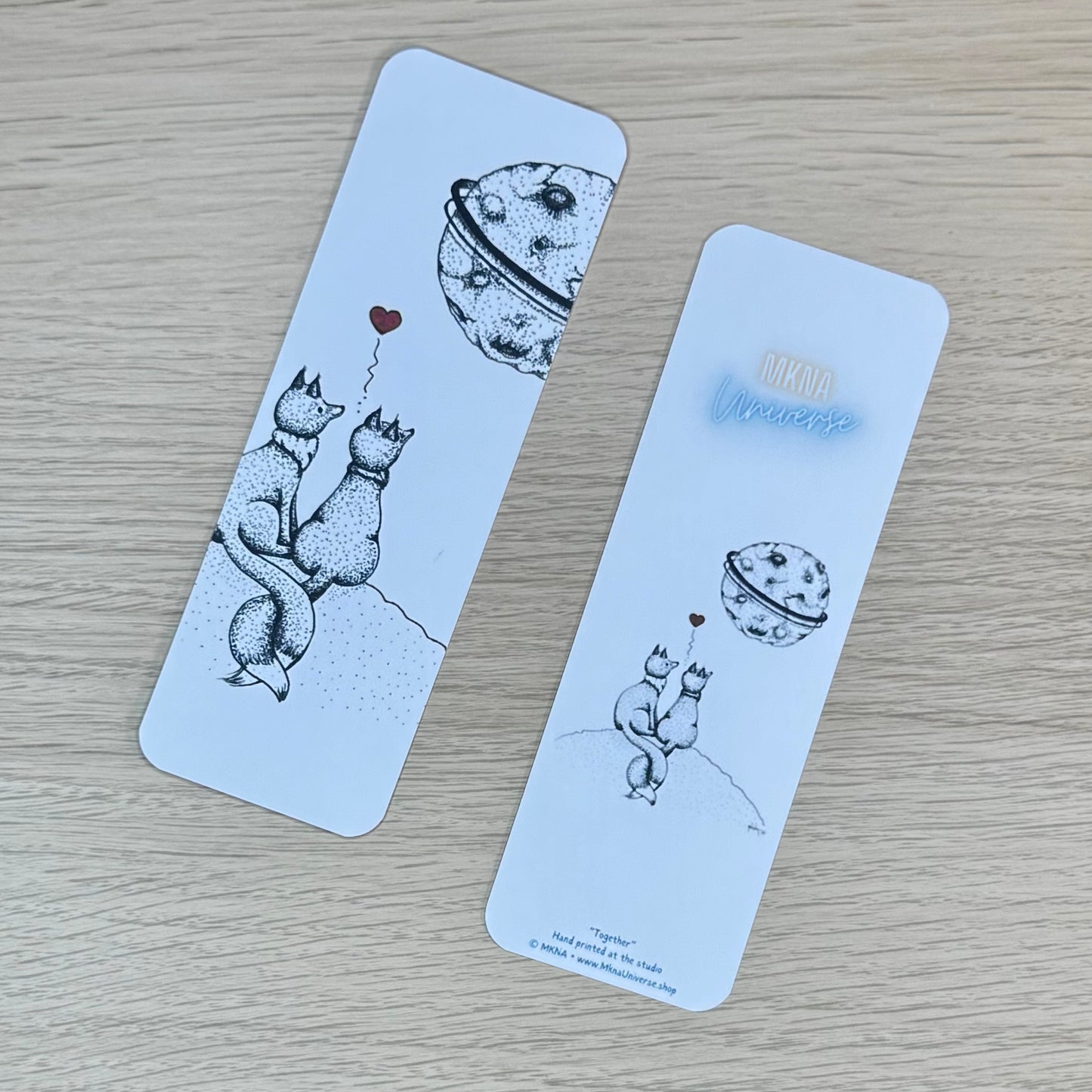 Marque-page papier - Together