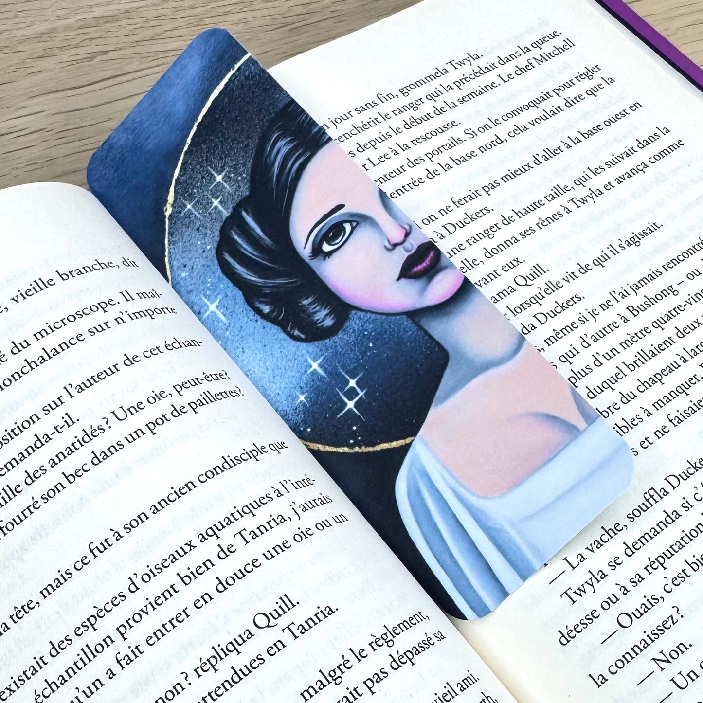 Marque-page papier - Leia