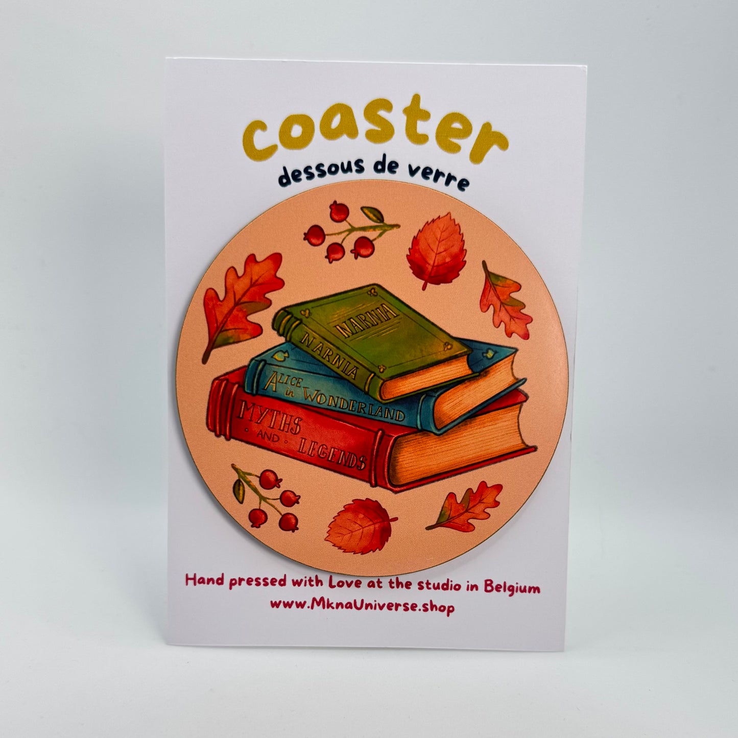 Dessous de verre fait à la main - Cosy Fantasy Books