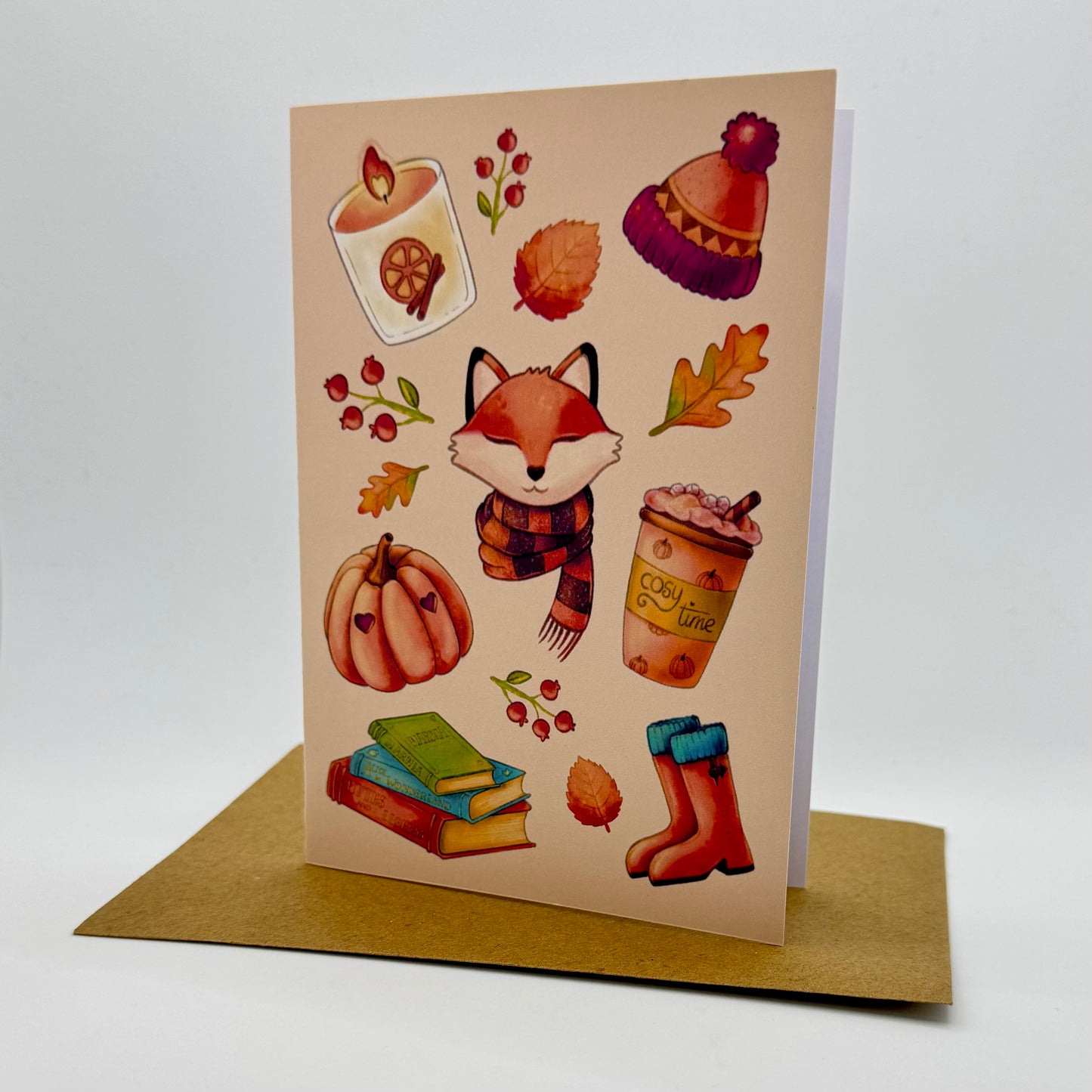 Carte de vœux - Cosy Autumn
