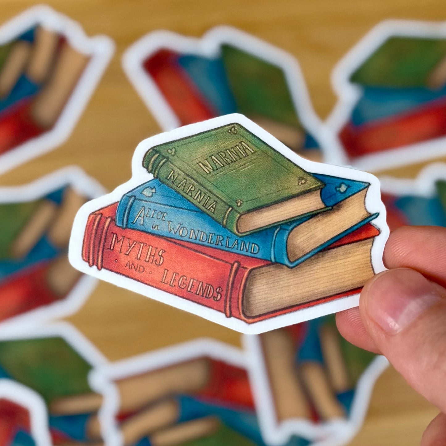 Sticker Vinyle - Fantasy Books
