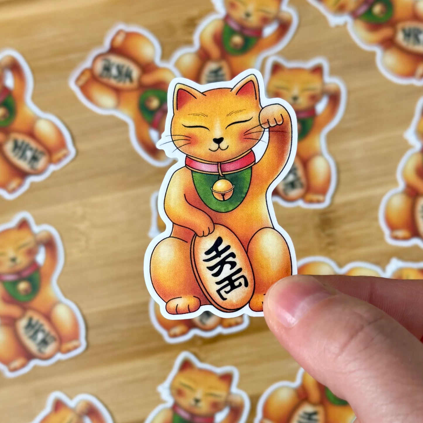 Sticker Vinyle - Maneki Neko