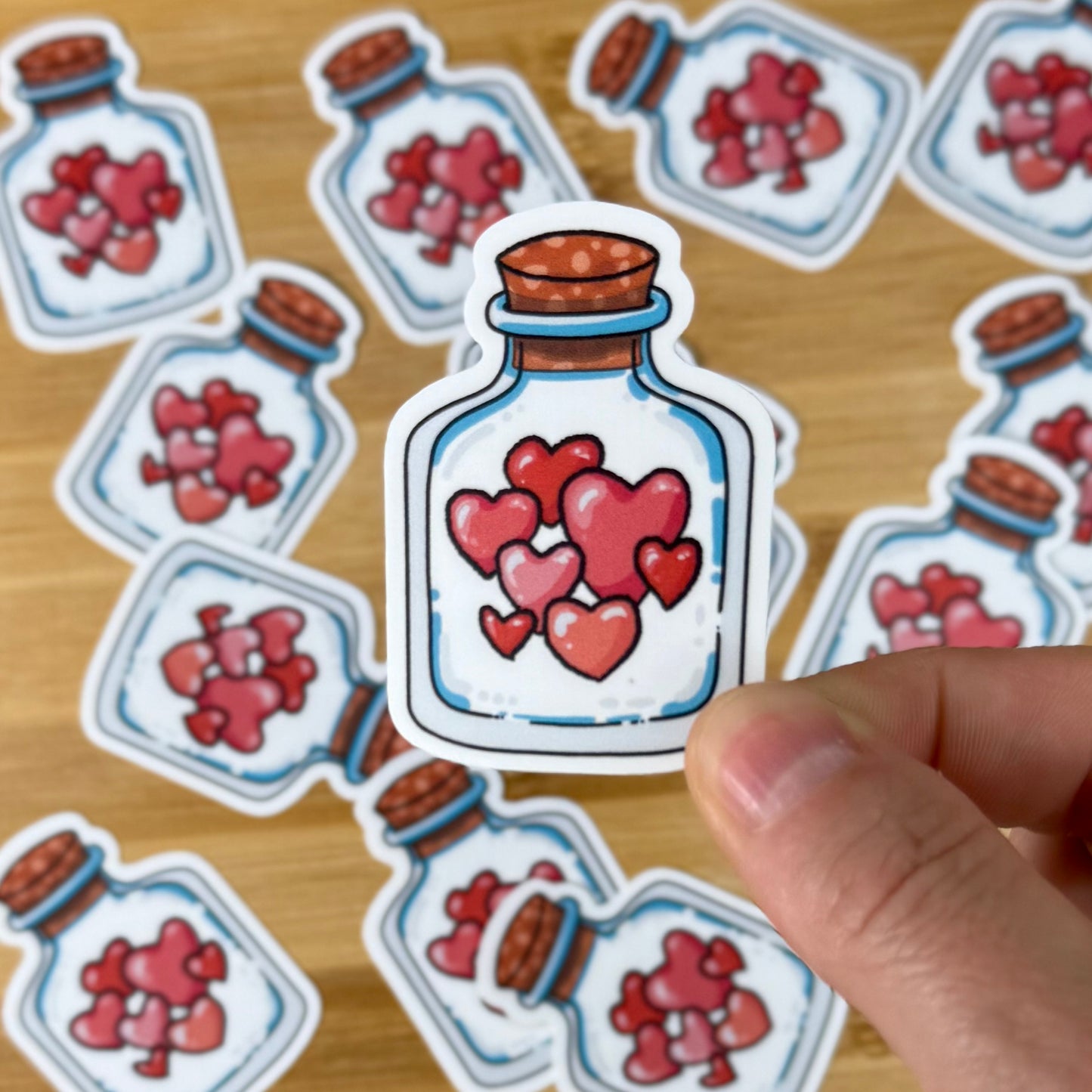 Sticker Vinyle - Love Jar