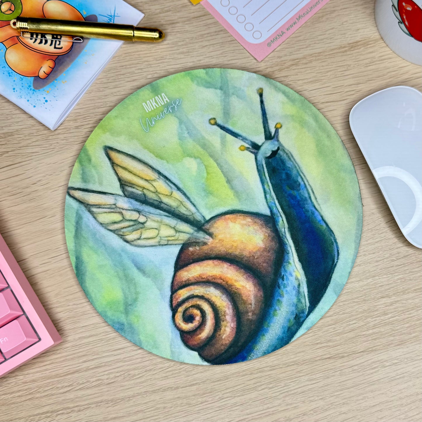 Tapis de souris 20 cm - Magical Snail