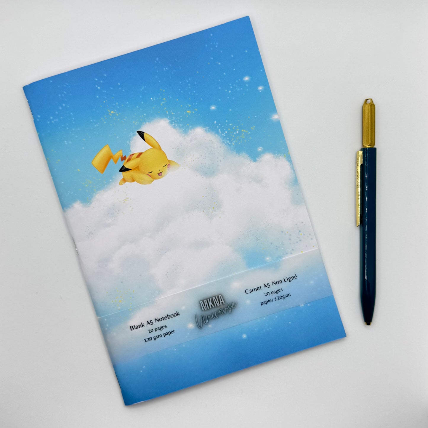 Carnet - Pikachu in the Clouds - blanc non ligné