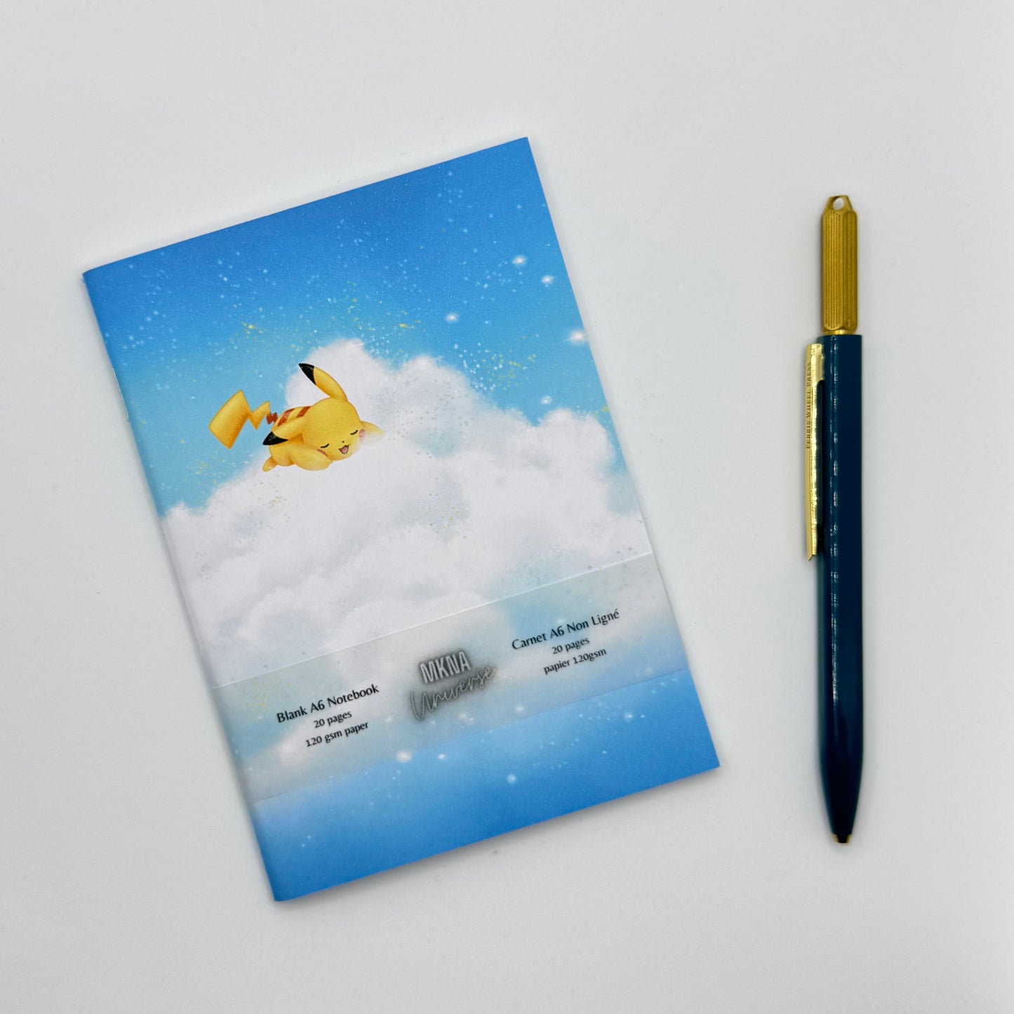 Carnet - Pikachu in the Clouds - blanc non ligné