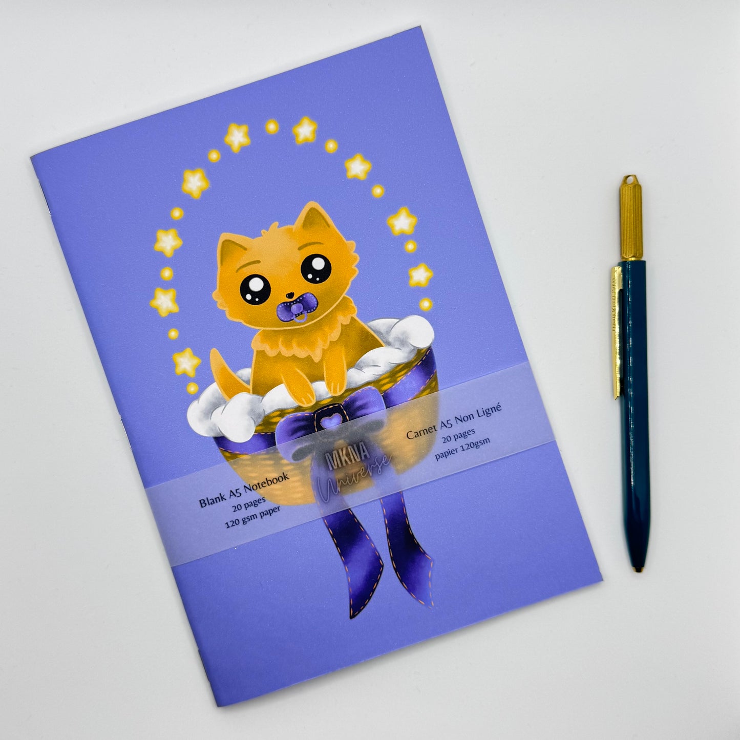 Carnet - Pumpkin Baby - blanc non ligné