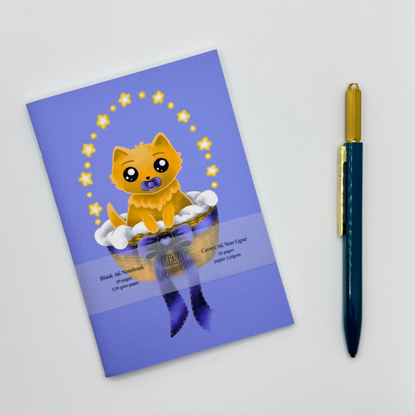 Carnet - Pumpkin Baby - blanc non ligné