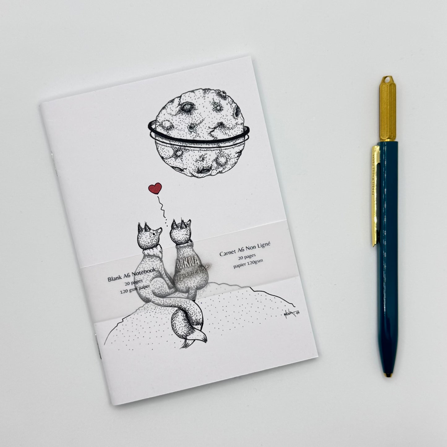 Carnet - Together - blanc non ligné