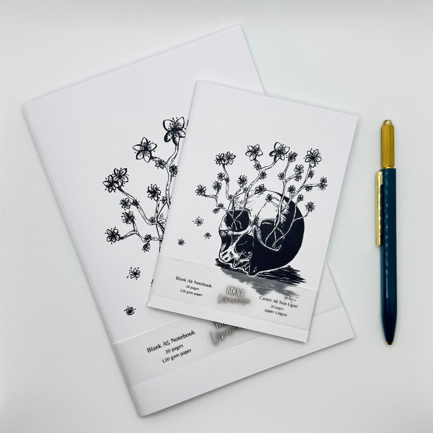 Carnet - Where’s Death There’s Life - blanc non ligné