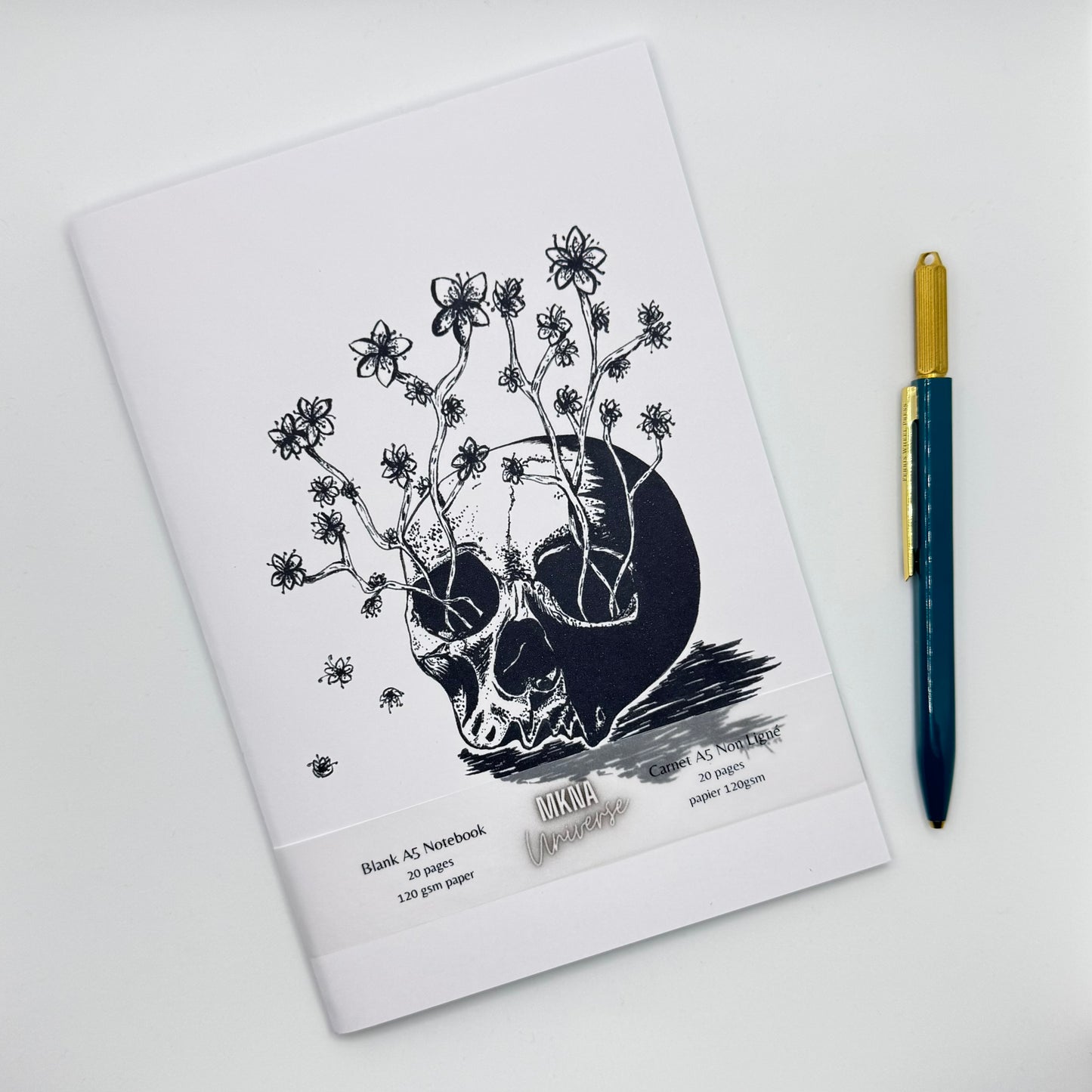 Carnet - Where’s Death There’s Life - blanc non ligné