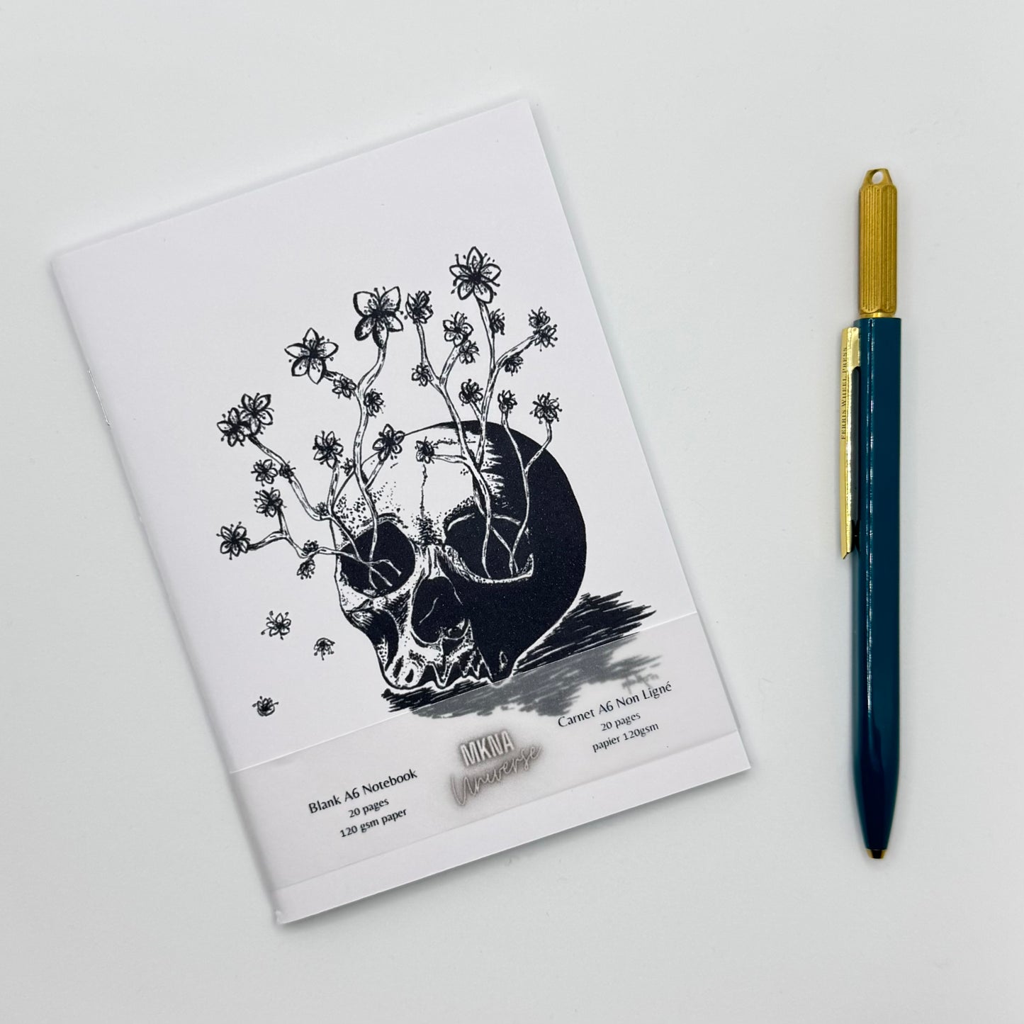 Carnet - Where’s Death There’s Life - blanc non ligné