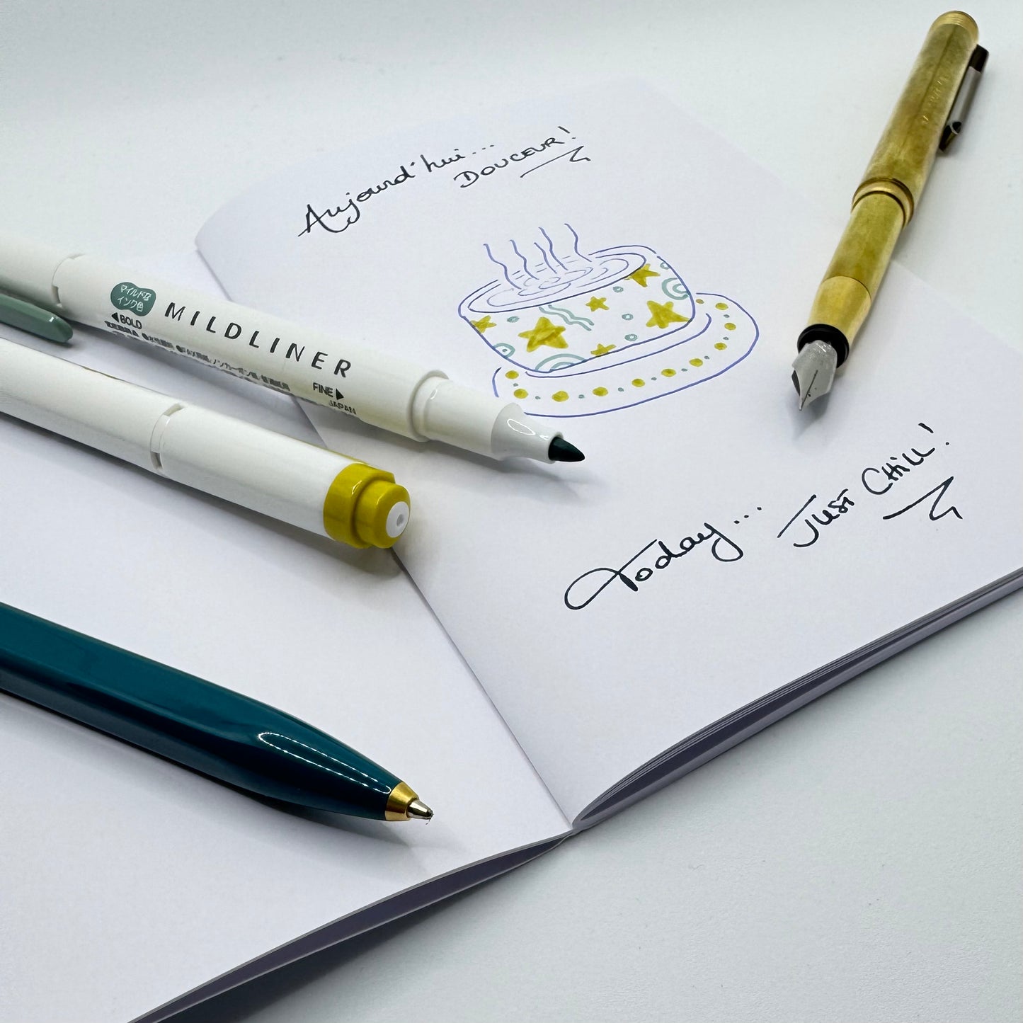 Carnet - Cosy Autumn - blanc non ligné