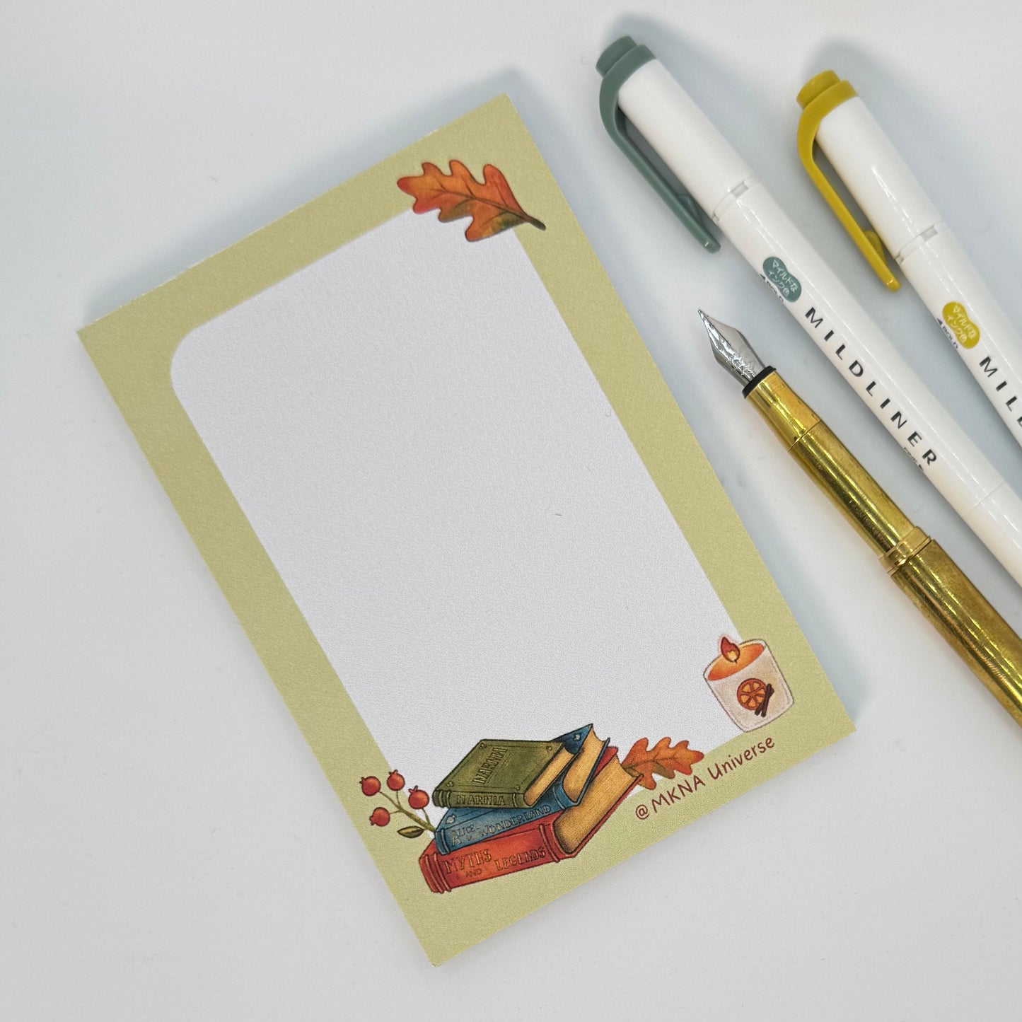 Notepad « Fantasy Books » – Bloc-notes artisanal