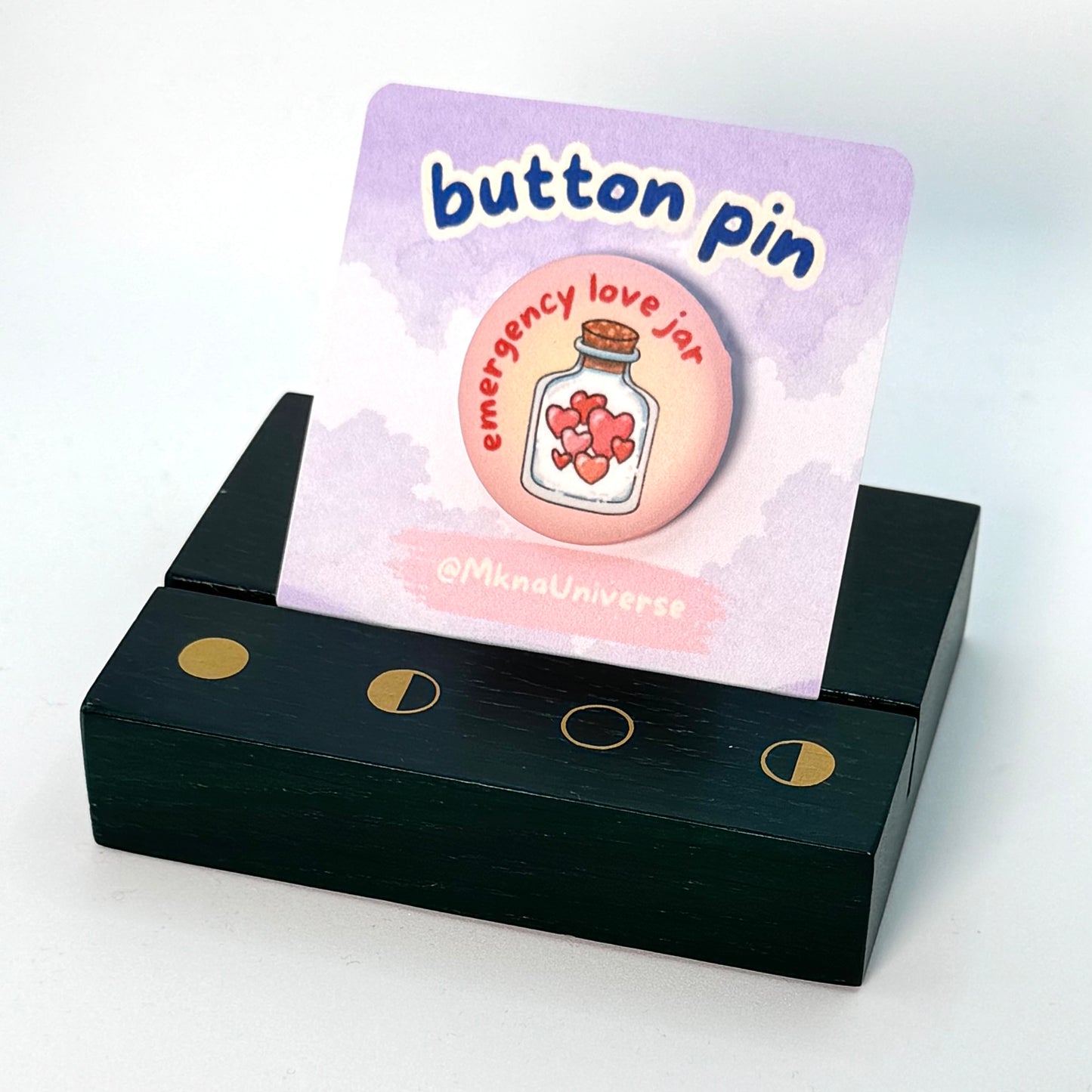 Pin's rond 28mm - Emergency Love Jar