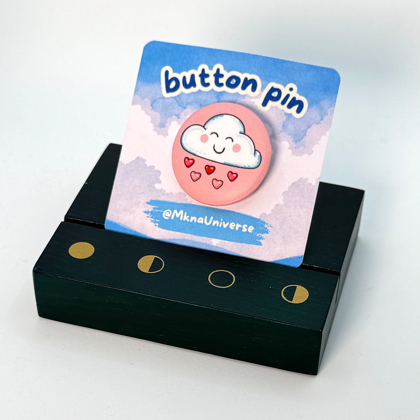 Pin's rond 28mm - Love Cloud