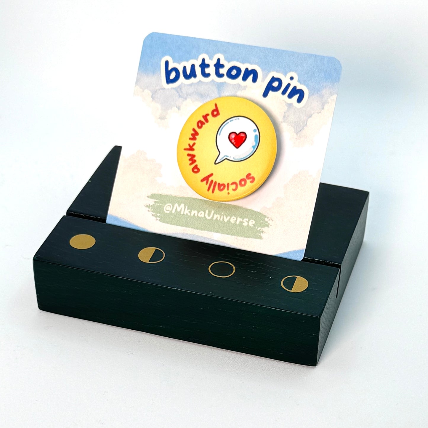 Pin's rond 28mm - Socially Awkward