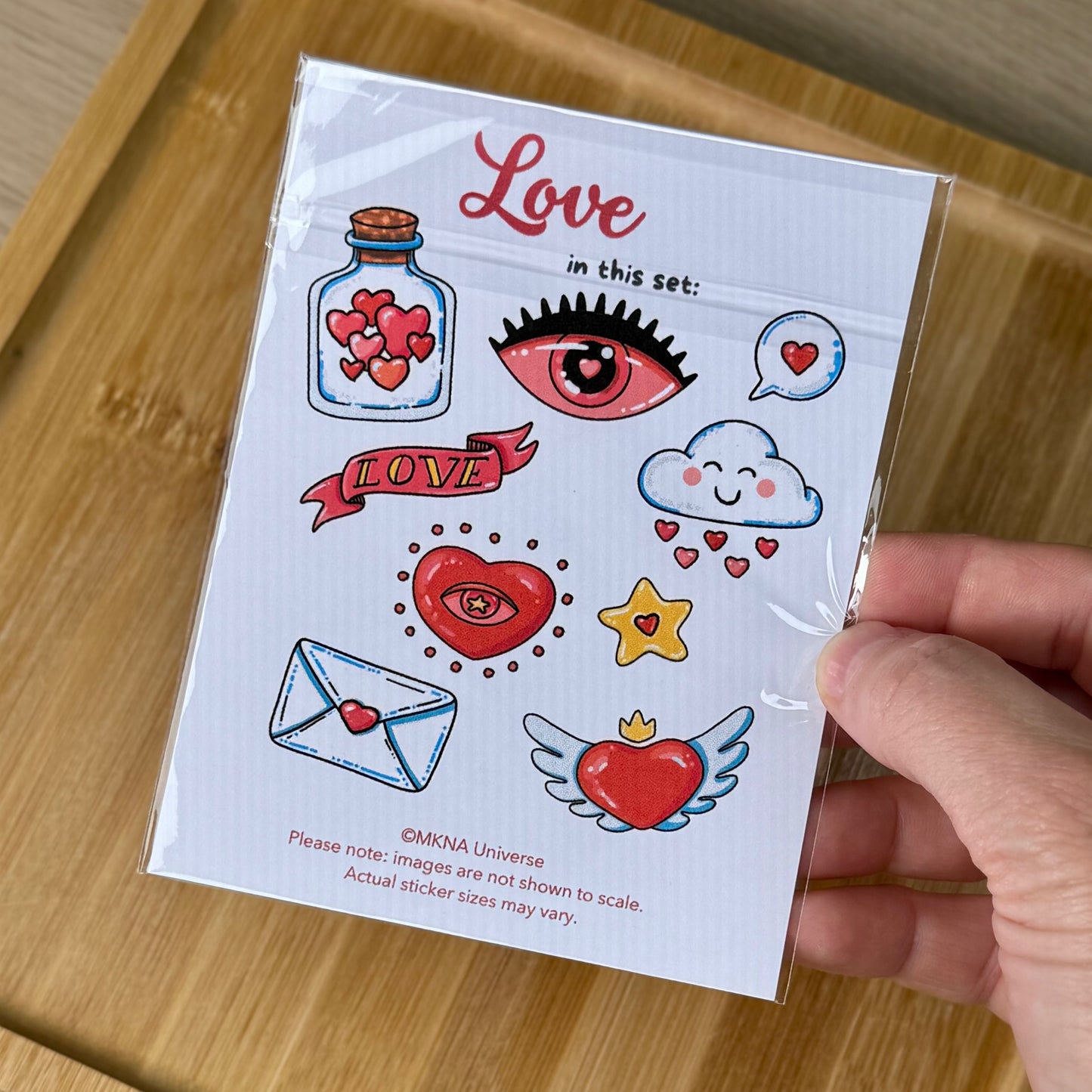 Set de stickers - Love Set