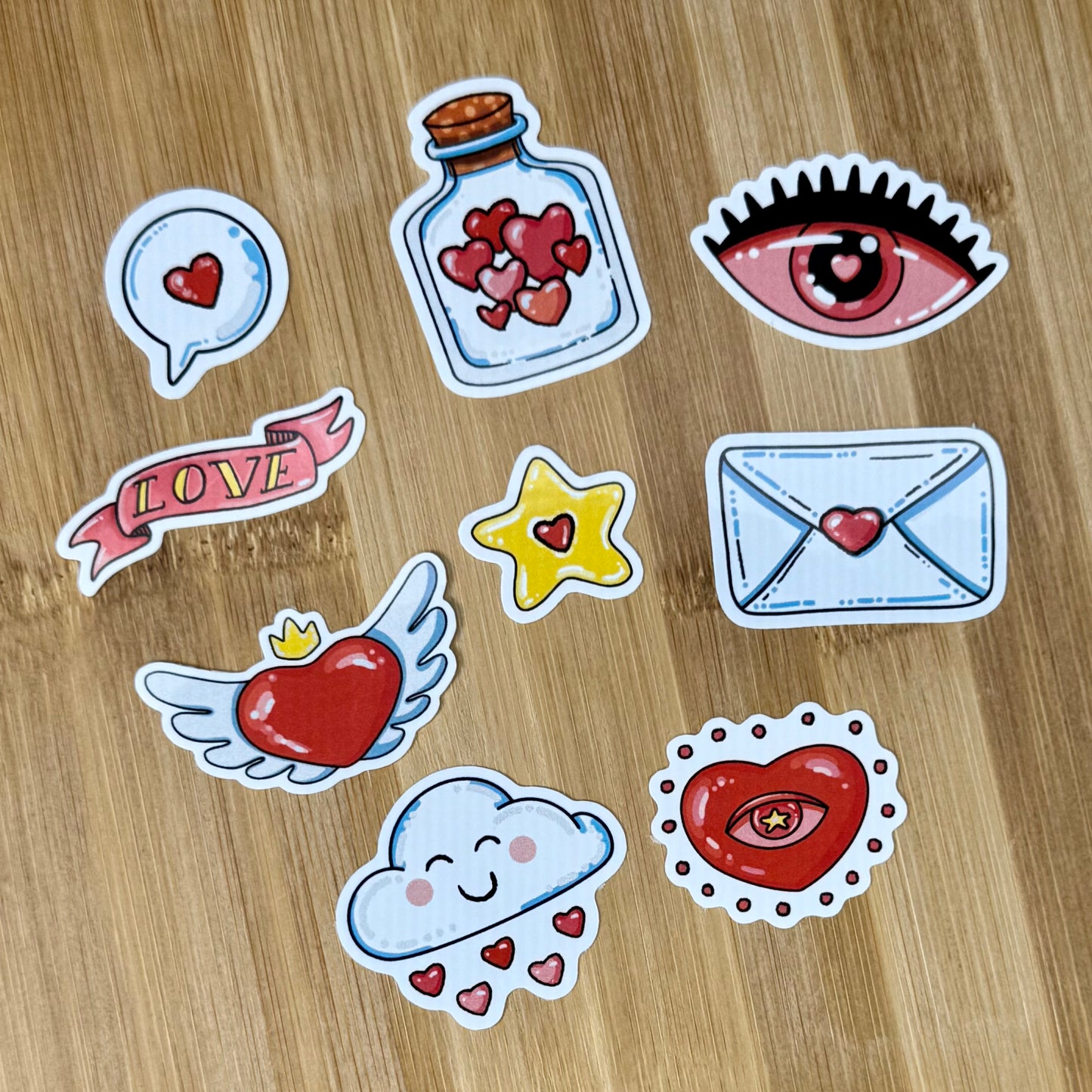 Set de stickers - Love Set