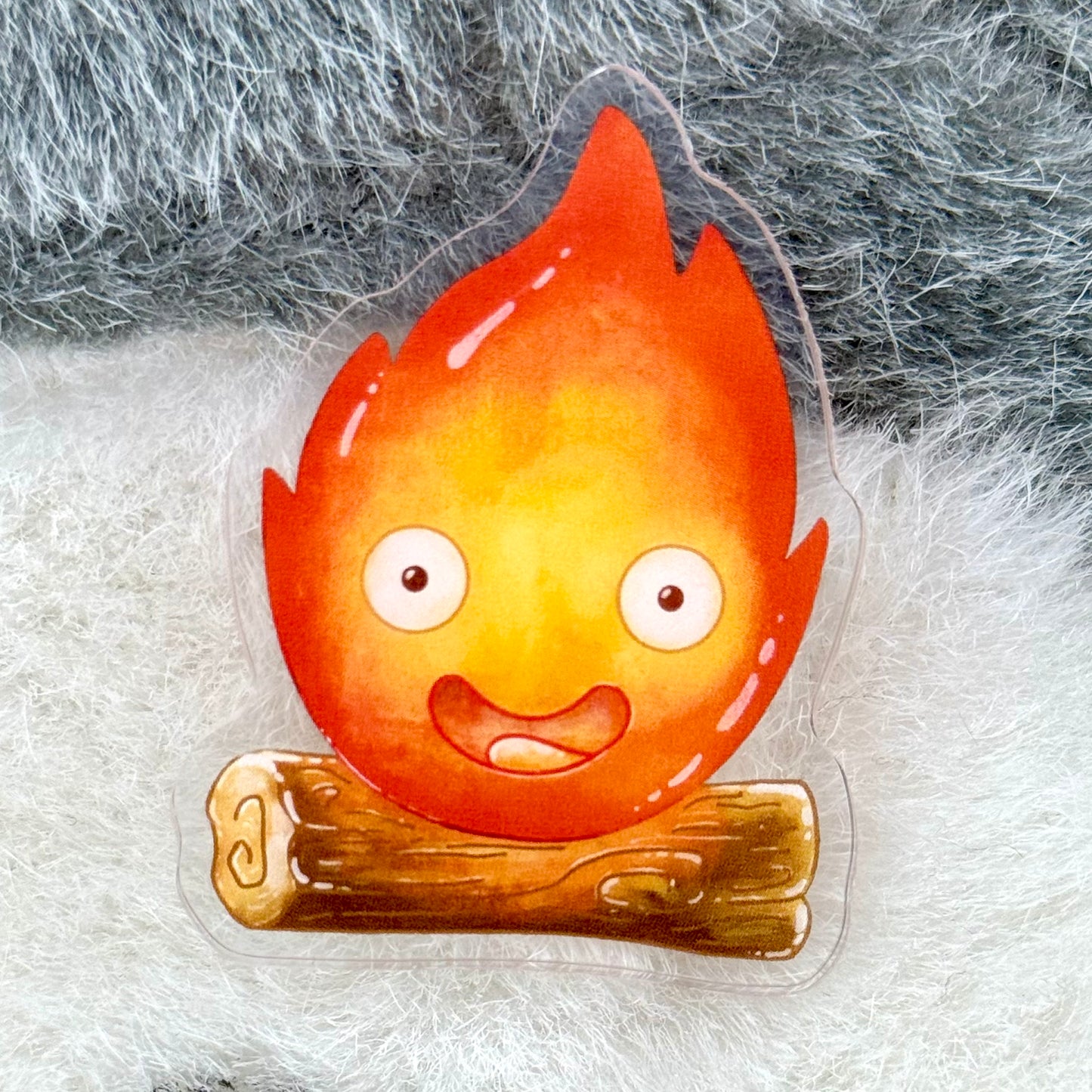 Pin's acrylique - Calcifer