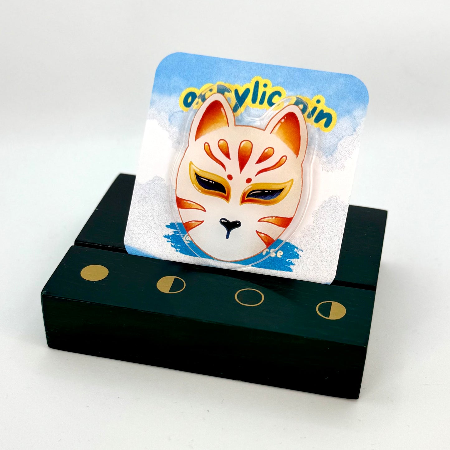 Pin's acrylique - Kitsune Mask