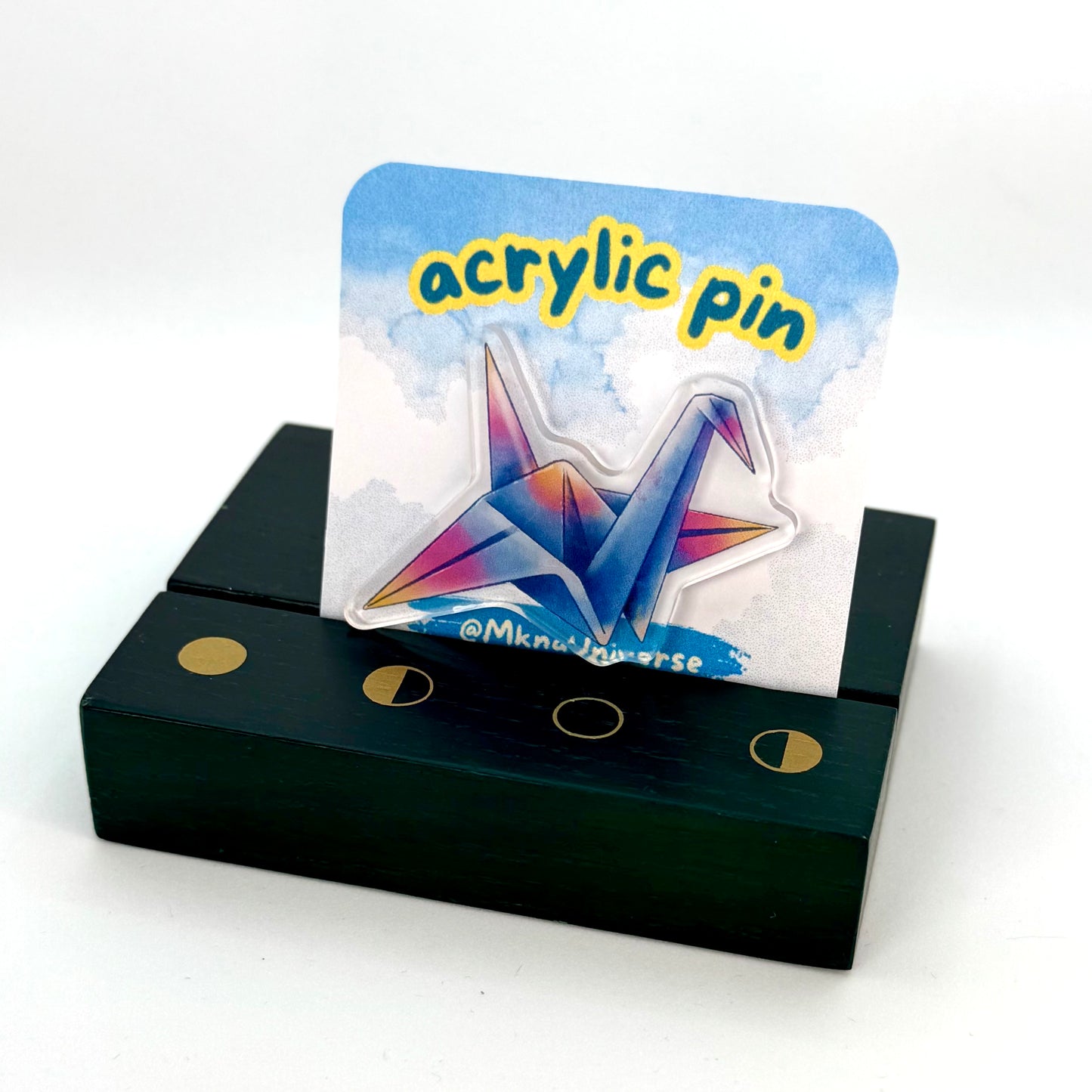 Pin's acrylique - Onizuru Origami