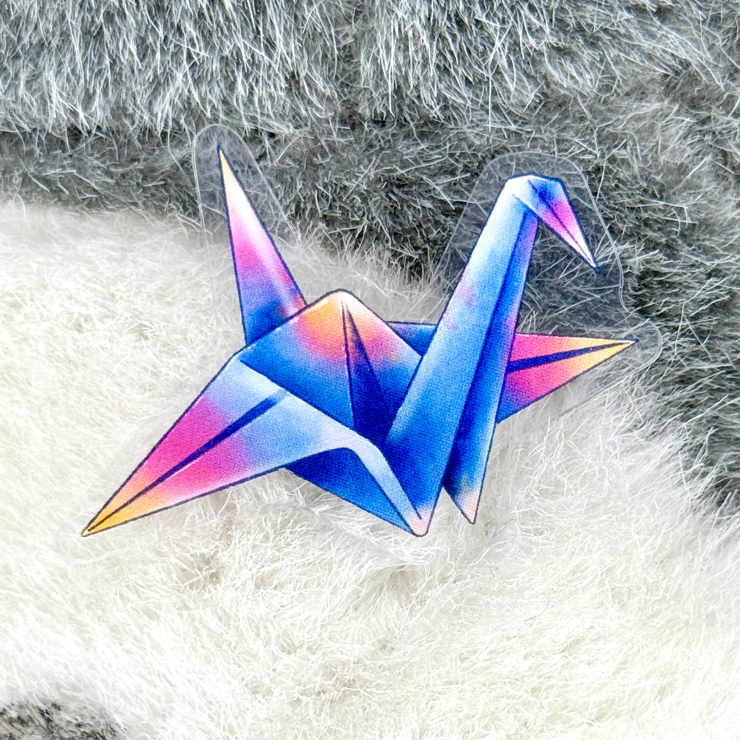 Pin's acrylique - Onizuru Origami