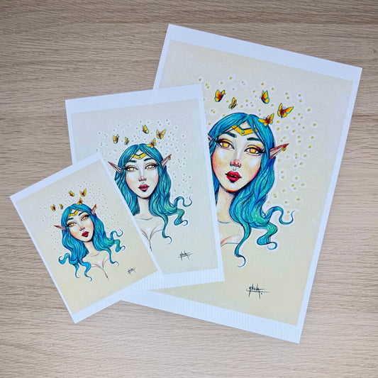 Art Print - Butterfly Fairy
