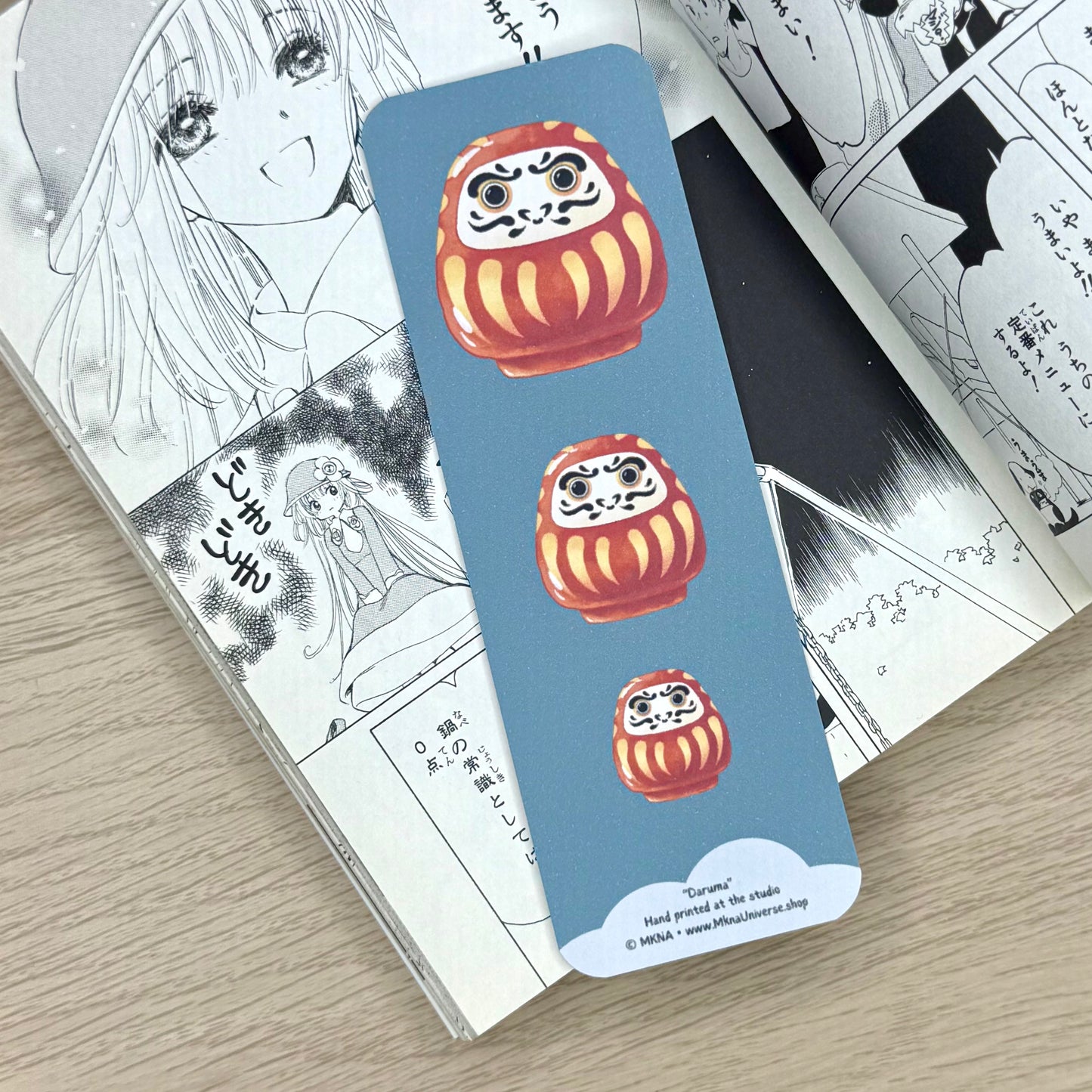 Marque-pages papier - Daruma