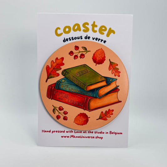Dessous de verre fait à la main - Cosy Fantasy Books