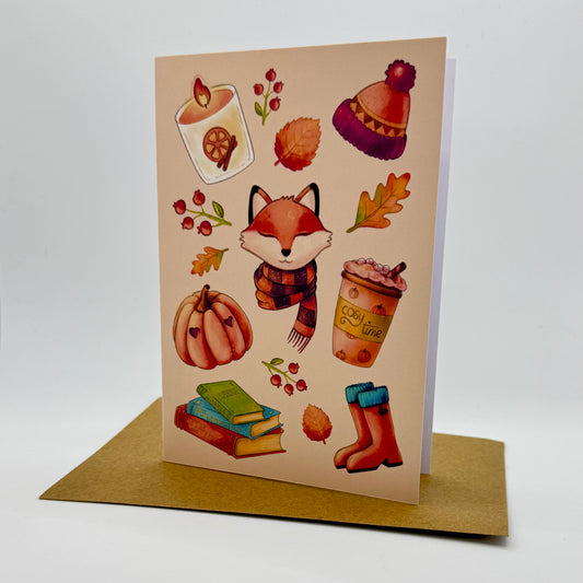 Carte de vœux - Cosy Autumn