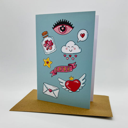 Carte de vœux - Love
