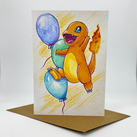 Carte de vœux - Charmander's Birthday