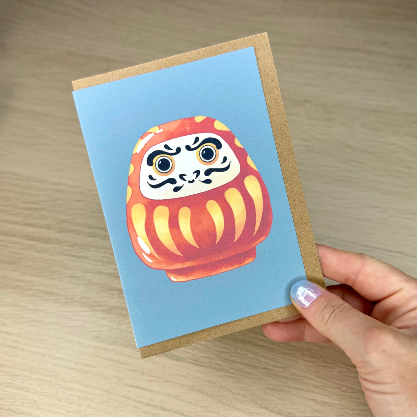 Carte de vœux - Daruma