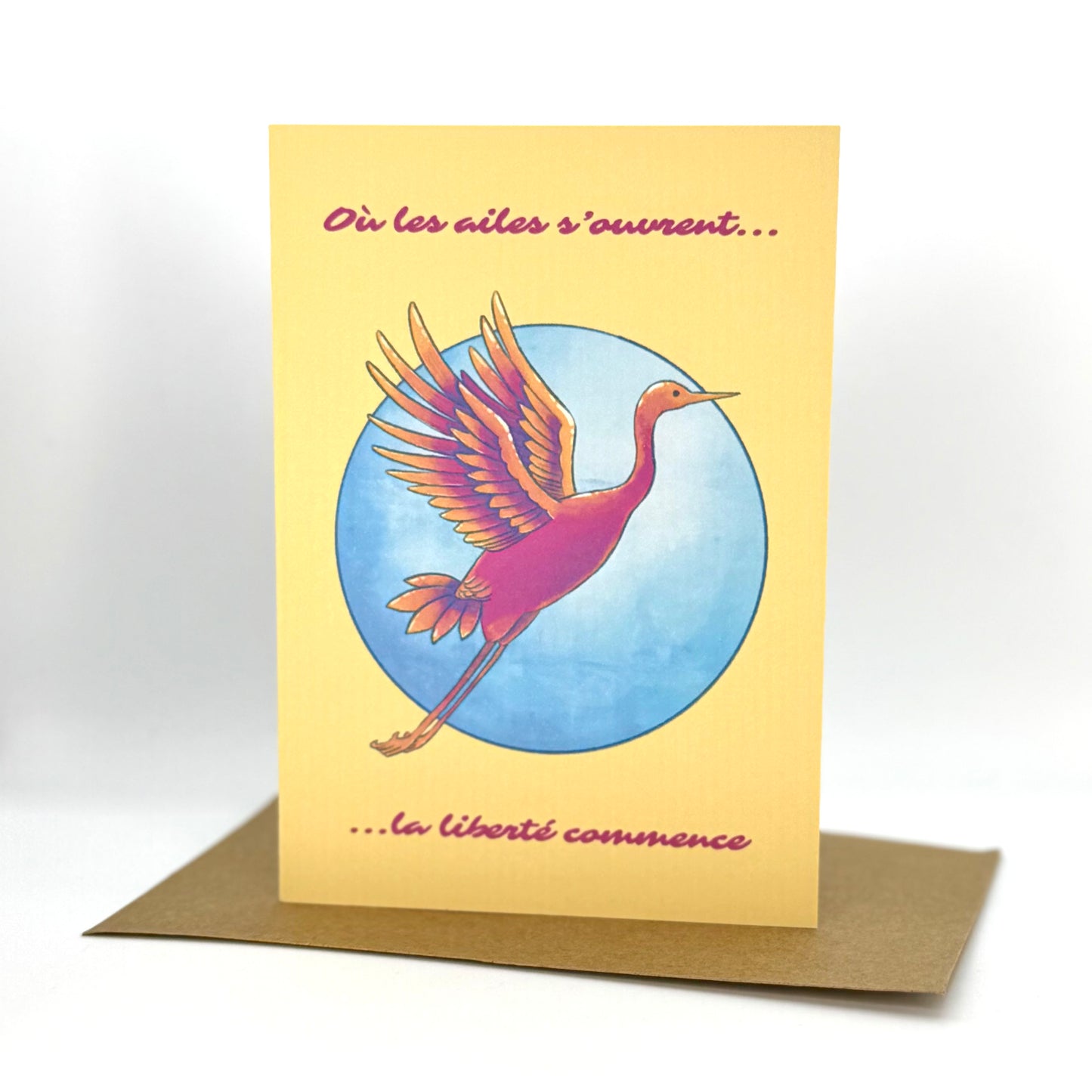Carte de vœux - La liberté