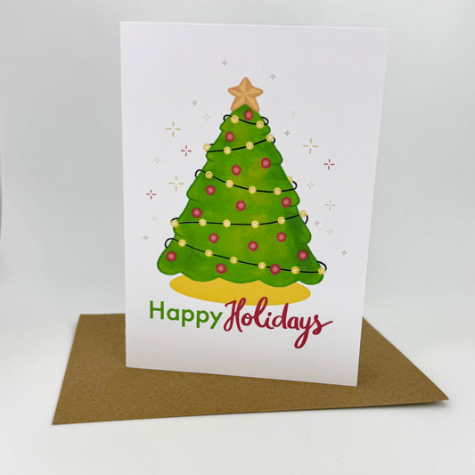 Carte de vœux - Happy Holidays