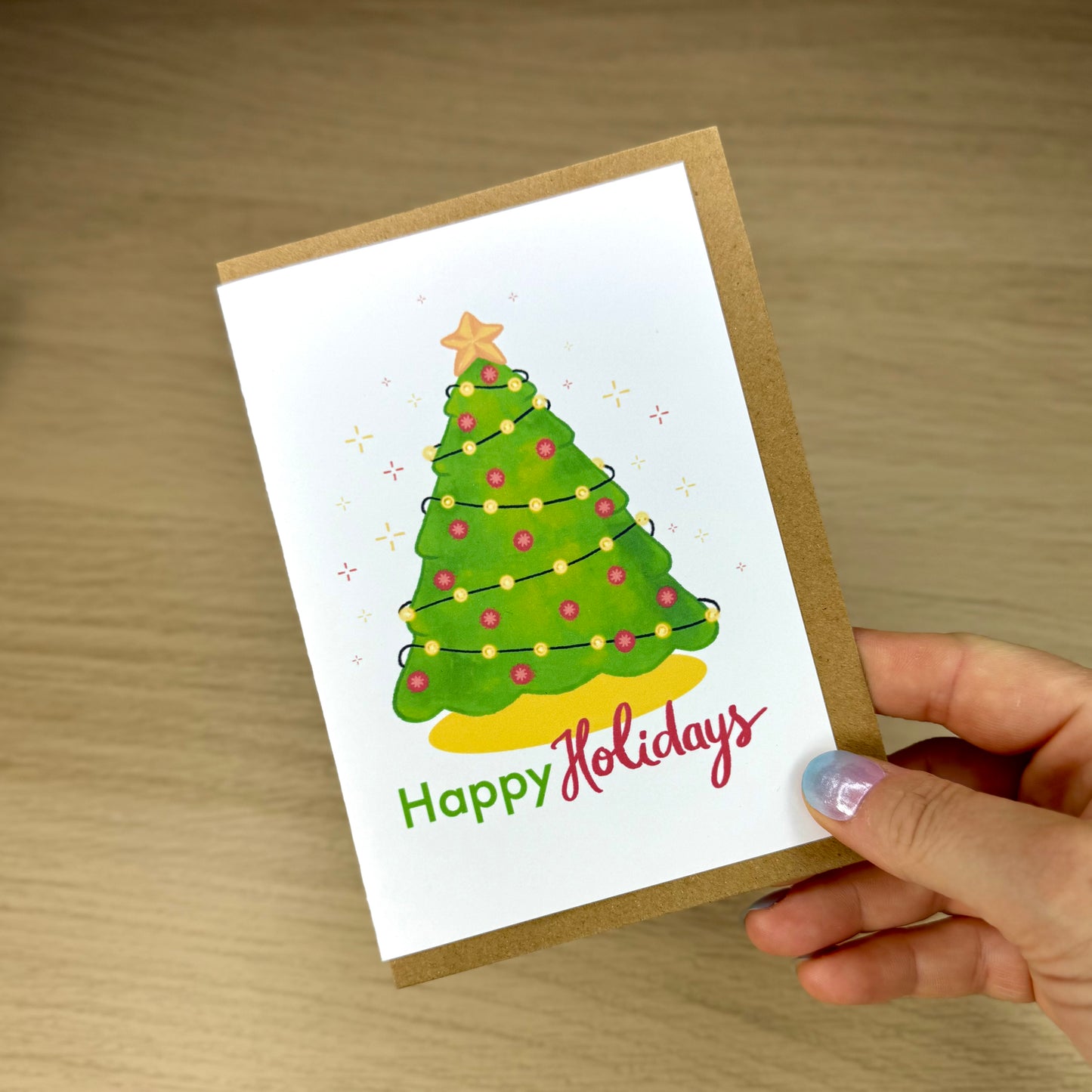 Carte de vœux - Happy Holidays