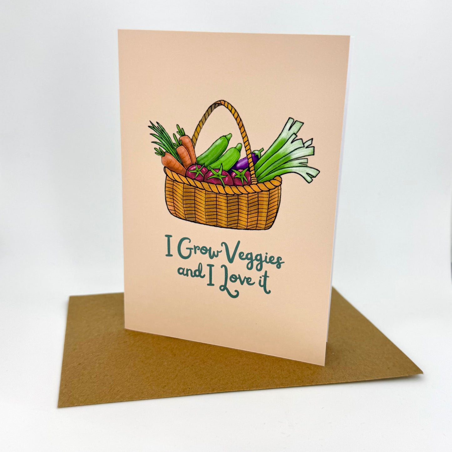 Carte de vœux - I Grow Veggies