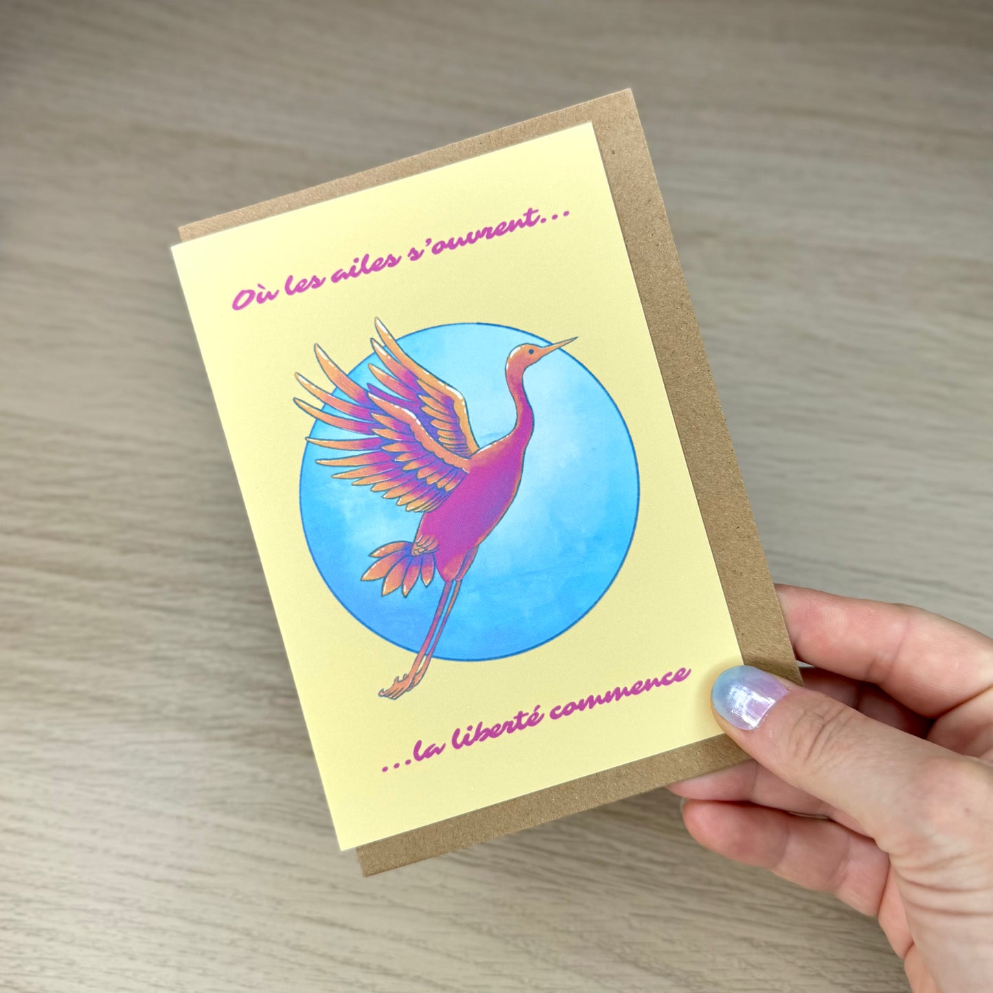 Carte de vœux - La liberté