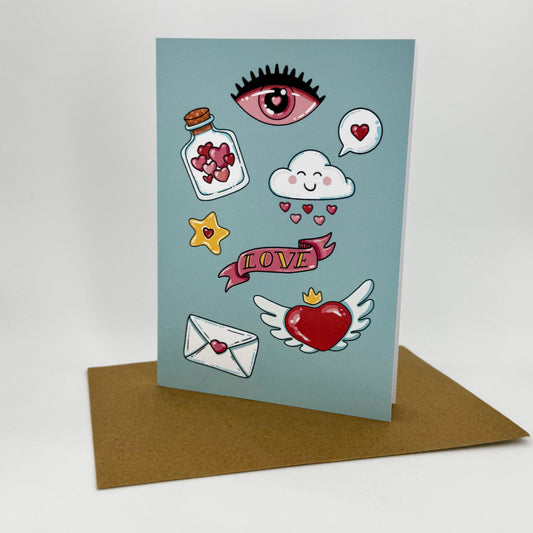 Carte de vœux - Love